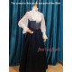 Surface Spell Gothic Dusk Mansion Velveteen Bustle Skirt(Full Payment Without Shipping)